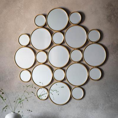 Knees Wallis Medium Irregular Wall Mirror - Gold