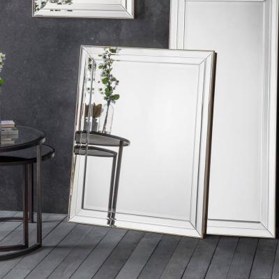 Knees Roswell Large Rectangle Wall Mirror - Champagne