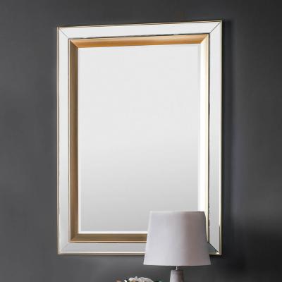 Knees Phantom Large Rectangle Wall Mirror - Gold