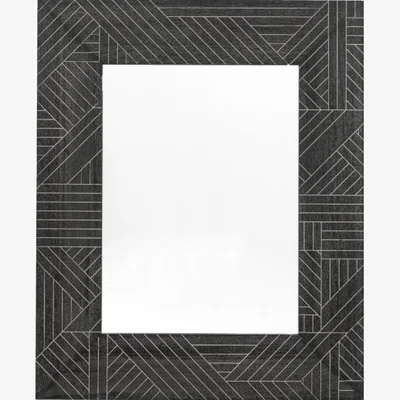 Knees Kakuda Rectangle Mirror - Black