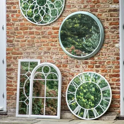 Knees Chatham Outdoor Mirror - White