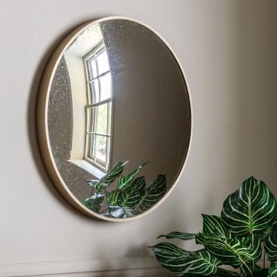 Knees Yardley Convex Round Mirror - Bronze