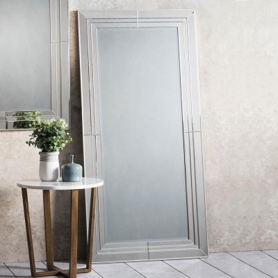 Knees Knapton Extra Large Rectangle Leaner Mirror - Silver