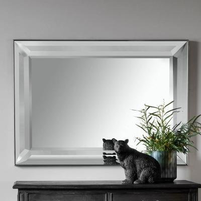 Knees Modena Large Rectangle Wall Mirror - Silver