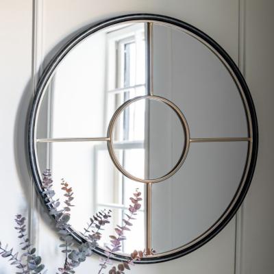 Knees Rocca Large Round Mirror - Gold