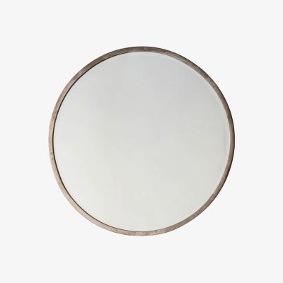 Knees Higgins Medium Round Wall Mirror - Silver