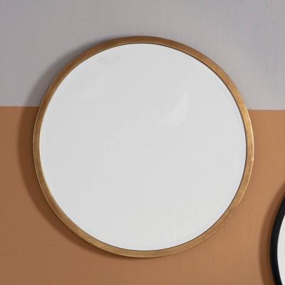 Knees Higgins 60cm Medium Round Wall Mirror - Gold