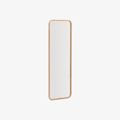 Kave Home Milsa teak wood mirror 54 x 154cm FSC 100%