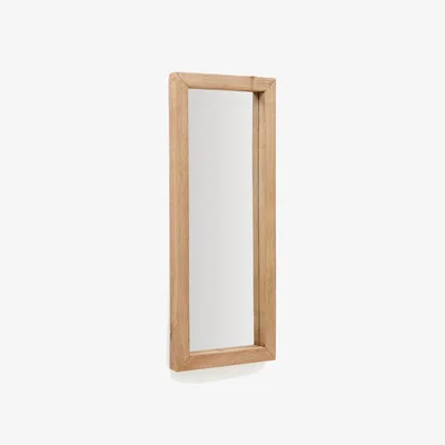 Kave Home Maden wooden mirror with a natural finish 50 x 120 cm