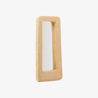 Kave Home Zilna rattan mirror 58 x 120 cm
