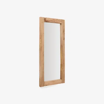 Kave Home Maden wooden mirror with a natural finish 80 x 180 cm