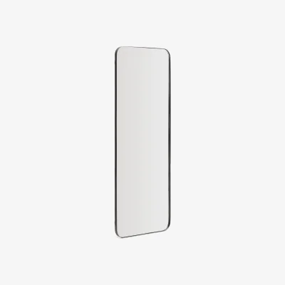 Kave Home Marco black metal mirror 30 x 100cm