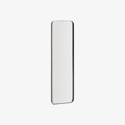 Kave Home Marco black metal mirror 55.5 x 150.5cm