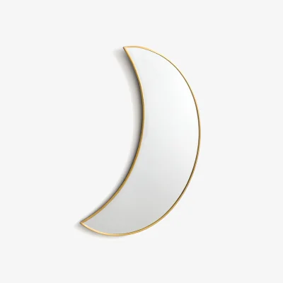La Redoute Uyova Brass Moon Mirror