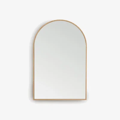 La Redoute Iodus Arch Mirror in Oak Veneer 60x90cm
