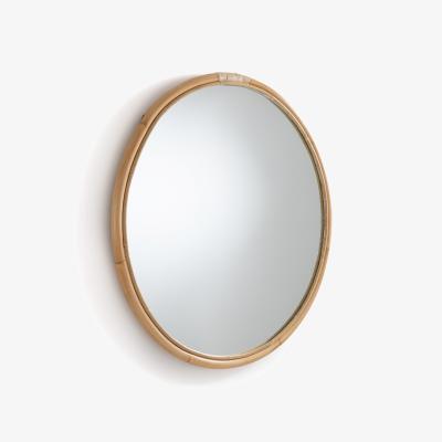 La Redoute Nogu 90cm Diameter Round Rattan Mirror