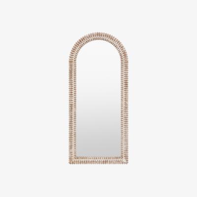 La Redoute 170cm Notley Arch Leaner Distressed Cream Mirror