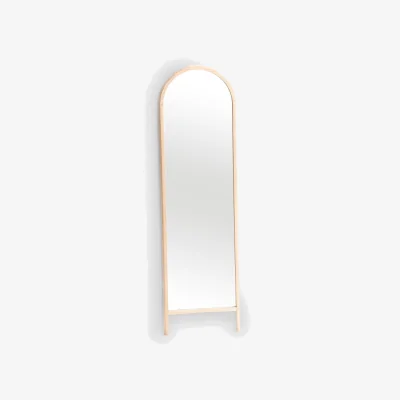 La Redoute Nabou 50 X 170cm Oak Psyche Mirror