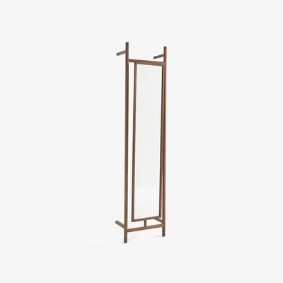 La Redoute Rory Walnut Swivel Mirror for Modular Dressing Room