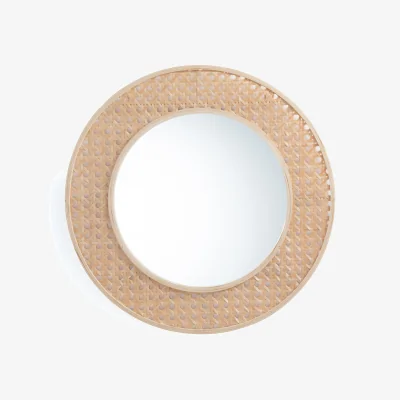 La Redoute Waska Woven Cane Mirror