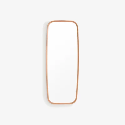 La Redoute Orion 180cm High Solid Oak Rectangular Mirror