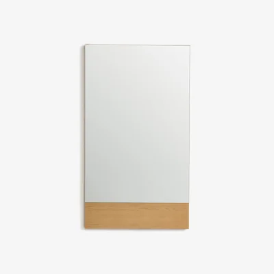 La Redoute Alvan Hallway Mirror in Oak Veneer H140cm