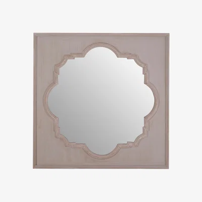 La Redoute 95cm Antique Taupe Framed Wall Mirror