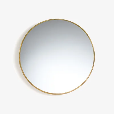 La Redoute Uyova 25cm Diameter Round Metal Mirror