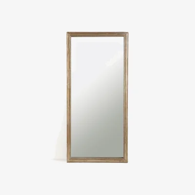 La Redoute Afsan Rectangular Mirror in Solid Mango Wood, W80 X H170cm