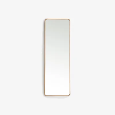 La Redoute Iodus Rectangular Mirror in Oak Veneer 50x150cm