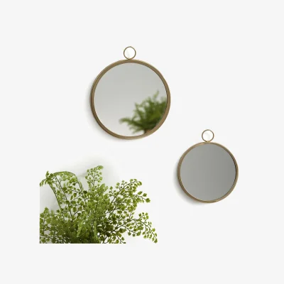 La Redoute Set of 2 Uyova Round Hanging Mirrors