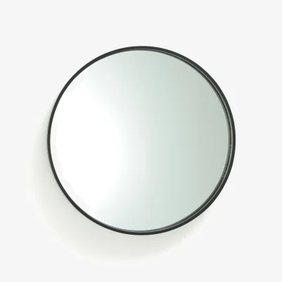 La Redoute Alaria 55cm Diameter Round Black Mirror