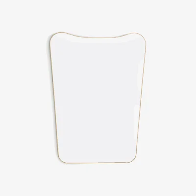 La Redoute Uyova 90 X 65cm Brass Mirror