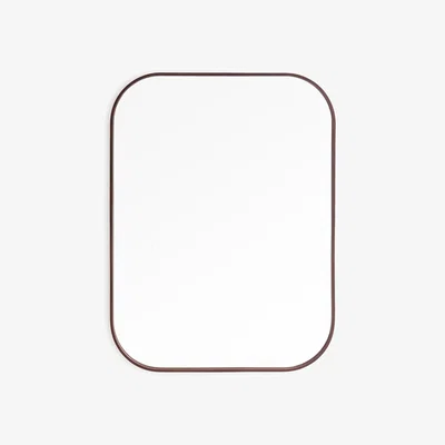 La Redoute Alaria 120 x 90cm Rectangular Walnut Mirror