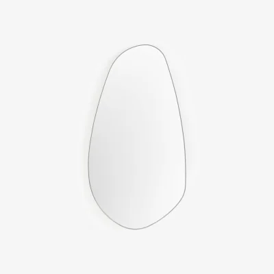 La Redoute Lido Organically Shaped Satin Nickel Mirror
