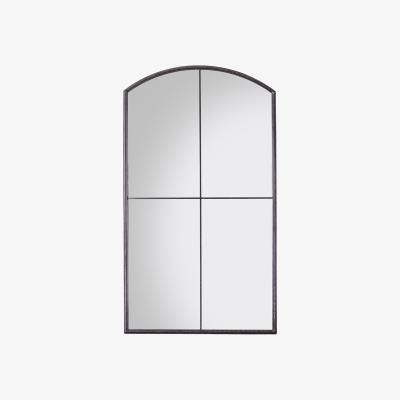 La Redoute 90 x 160cm Black Window Style Leaner Mirror
