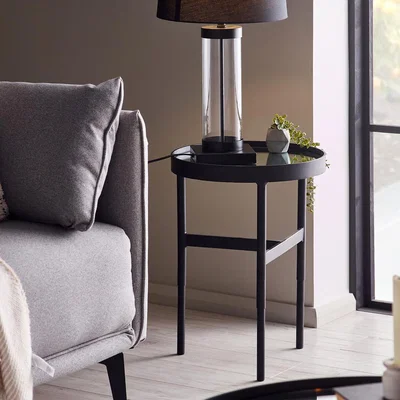 La Redoute Lennie Mirror Glass Side Table