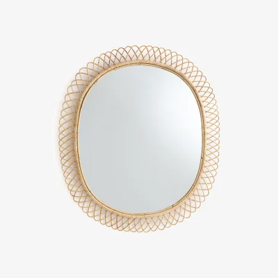 La Redoute Nogu 130 x 160cm XXL Rattan Mirror