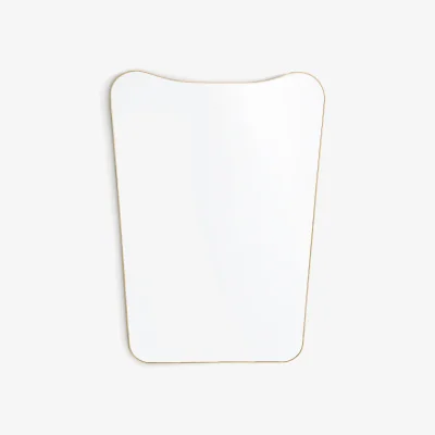 La Redoute Uyova 90 x 65cm Brass Mirror