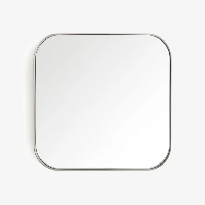 La Redoute Caligone Square Nickel Satin Mirror