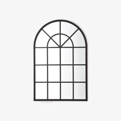 La Redoute Lenaig 60 x 90cm Industrial Metal Window Mirror