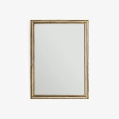 La Redoute Afsan 70 x 100cm Rectangular Solid Mango Wood Mirror