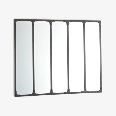 La Redoute Lenaig Industrial Iron Metal Mirror 144 x 120cm