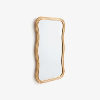 La Redoute Vaguo 75cm High Rattan Mirror