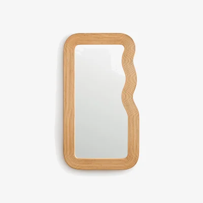 La Redoute Ondara Bamboo Mirror, H90cm