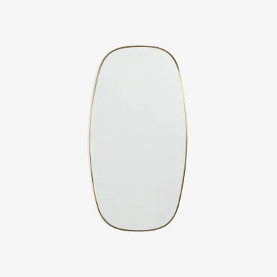 La Redoute Caligone 100cm Aged Brass Mirror