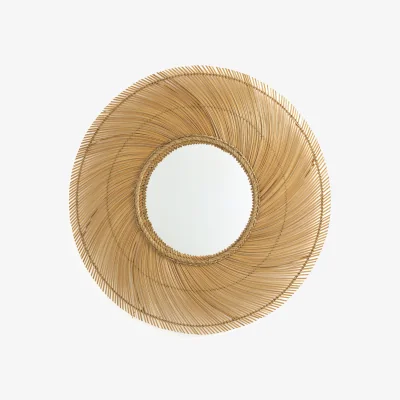 La Redoute Tiara XXL Mirror in Coconut Wood