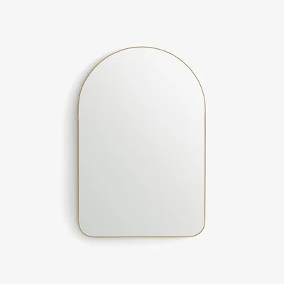 La Redoute Uyova 60 x 90cm Brass Arch Mirror