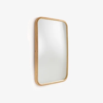 La Redoute Nogu 60 x 90cm Rectangular Rattan Mirror