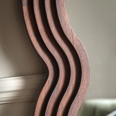La Redoute 180cm Wavey Brown Leaner Mirror